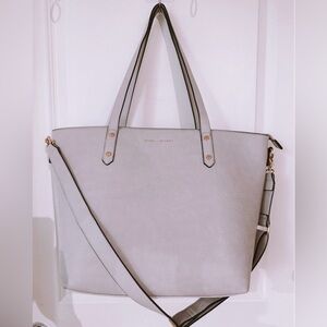 Poppy and Peonies Go-Getter Tote Fog